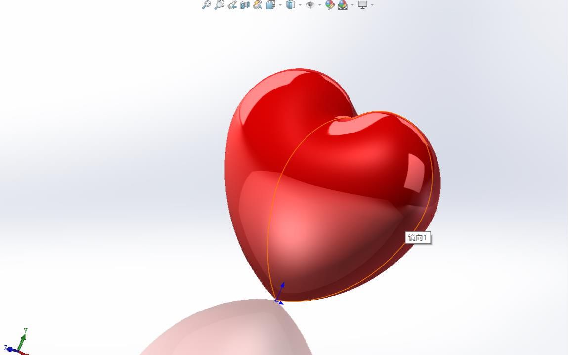 爱心3d建模