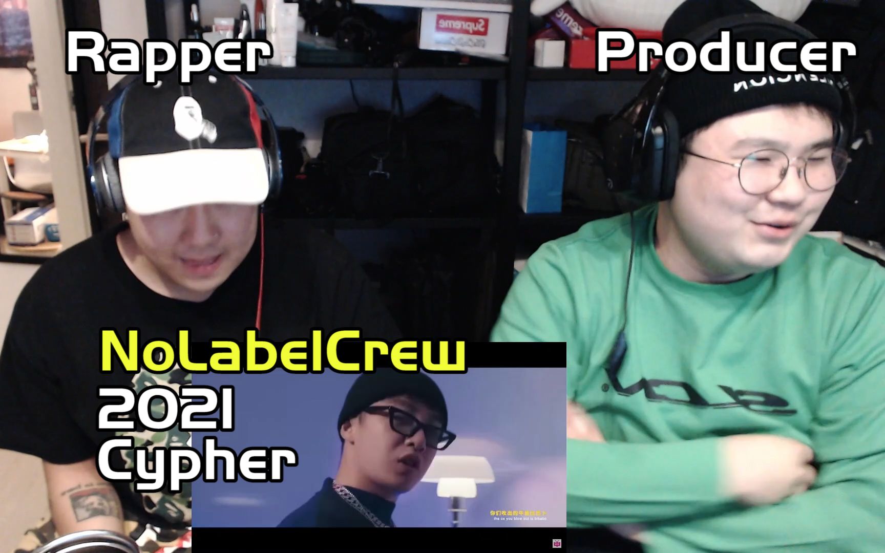 [图]Mai厂牌NoLabelCrew 2021最新Cypher, 让韩国说唱团体听了之后直呼Mai碉堡了！！！