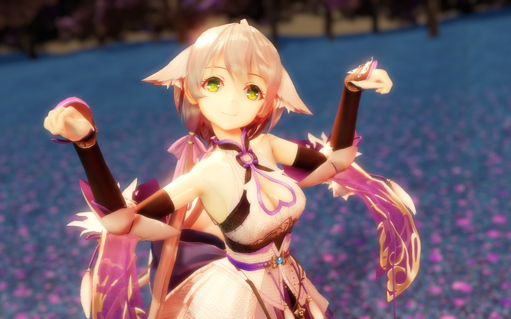 洛天依mmd学猫叫