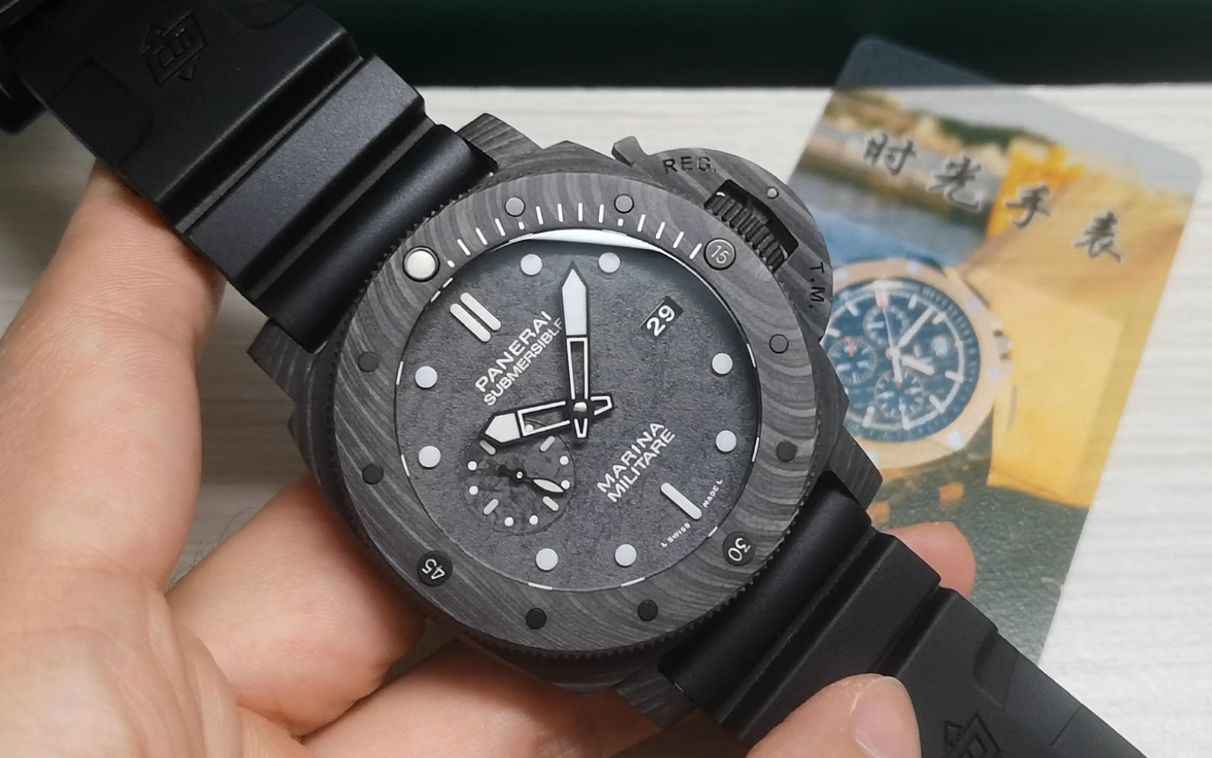 轻量化碳纤维表壳 全新沛纳海979 碳纤维表盘