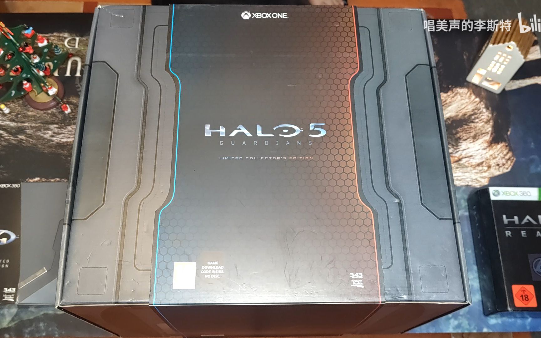 [图]【光环5:守护者】光环5 限定版 典藏版 开箱 Halo 5: Guardians Limited Collectors Edition 典藏版游戏 内容介绍