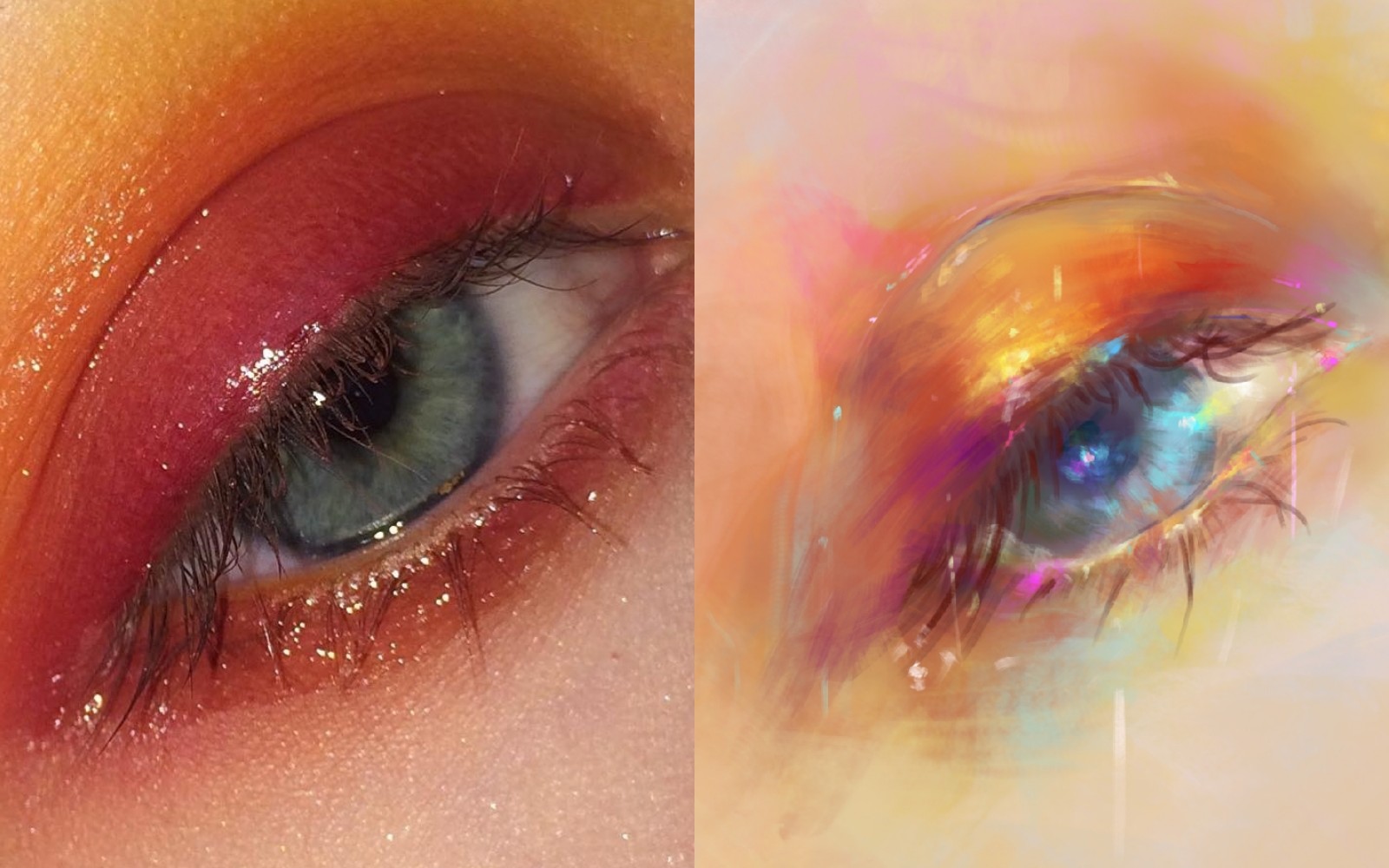 blingbling大眼睛|首次尝试自己加色orz