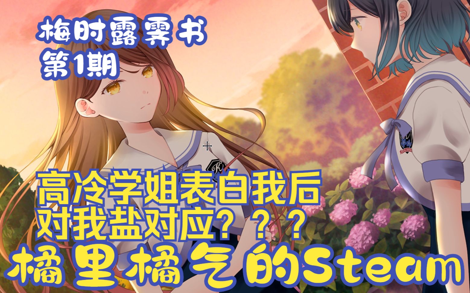 [图]《梅时露霁书》01 被学姐莫名表白，但她对我很冷淡？- Steam百合