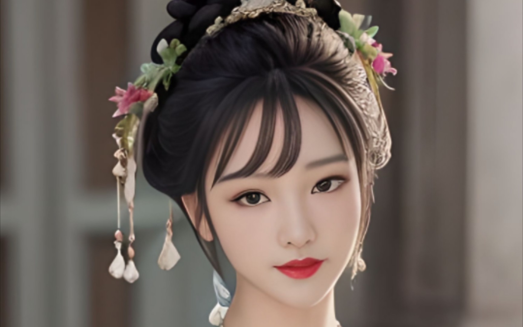 素颜如雪清韵长,古风美人如梦令.