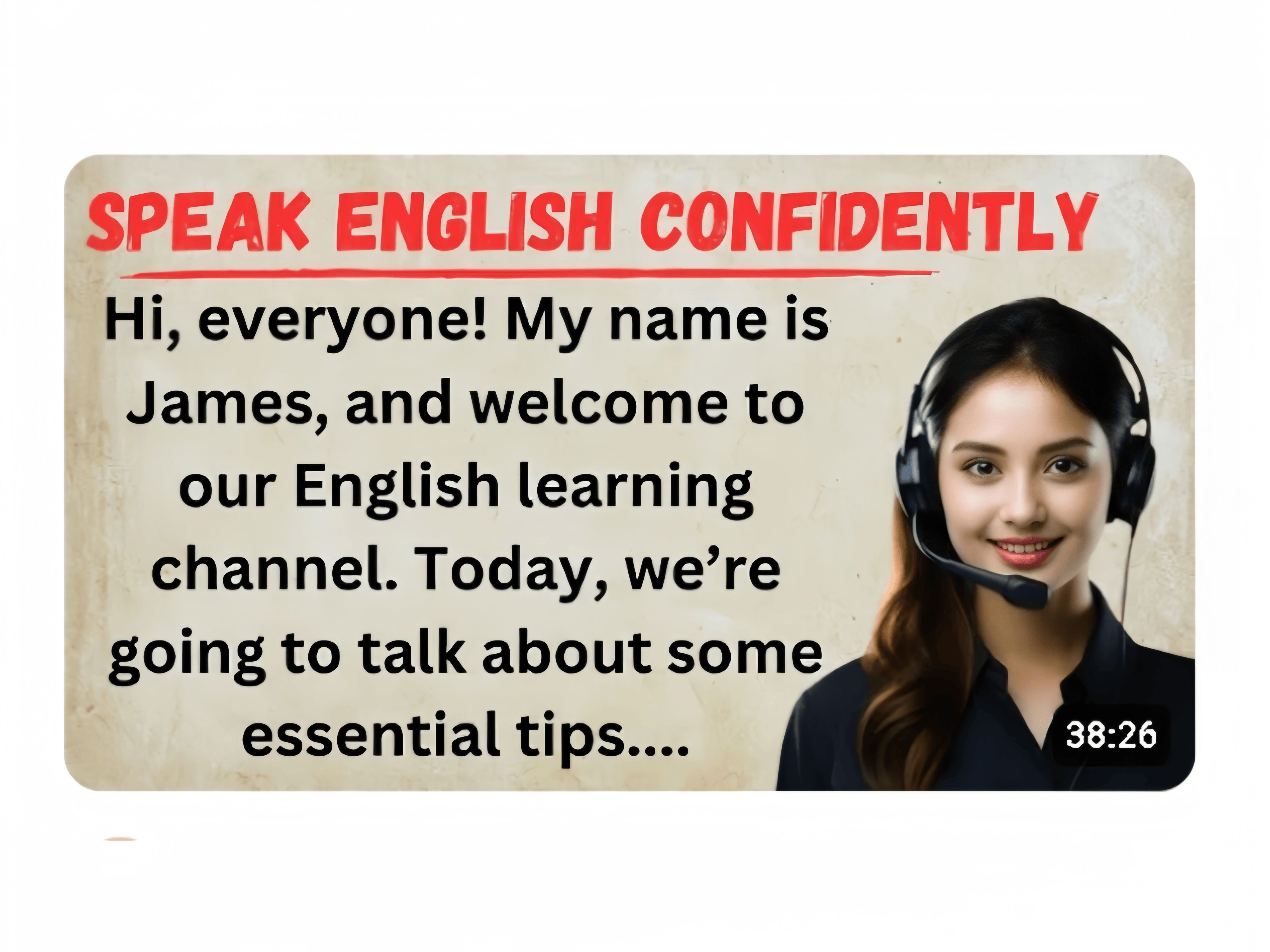 Speak English Confidently哔哩哔哩bilibili