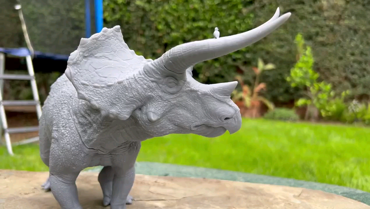 大卫三角龙"uncle beazley"3d打印件完成!