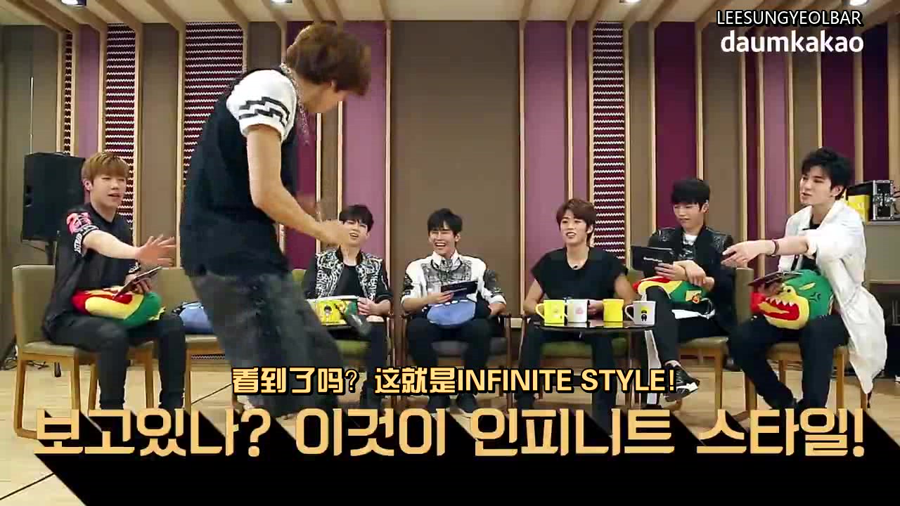 [图]【烈吧中字】150813 KaKao Talk INFINITE 1部