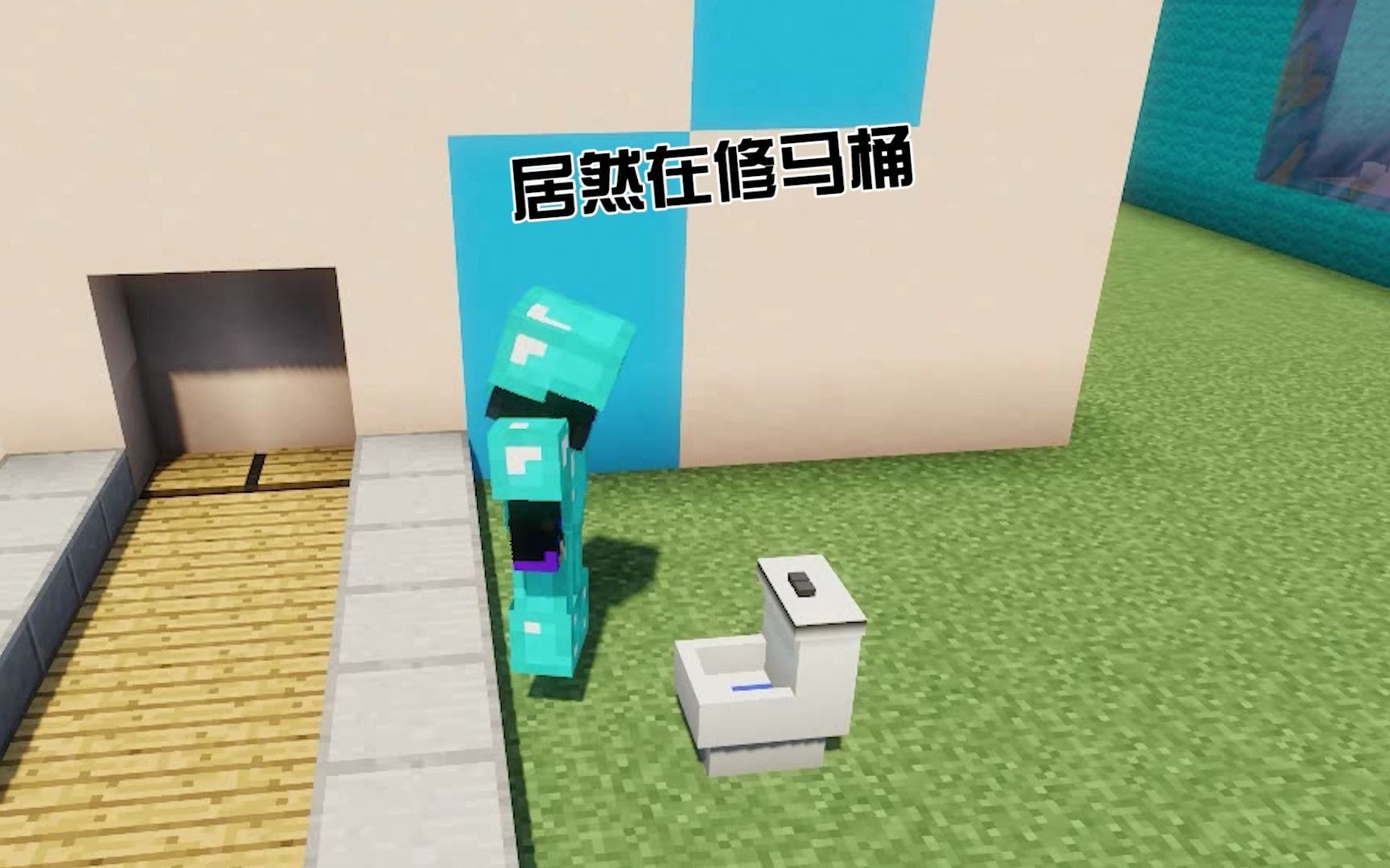 我的世界我咋觉着这阿青不对劲呢