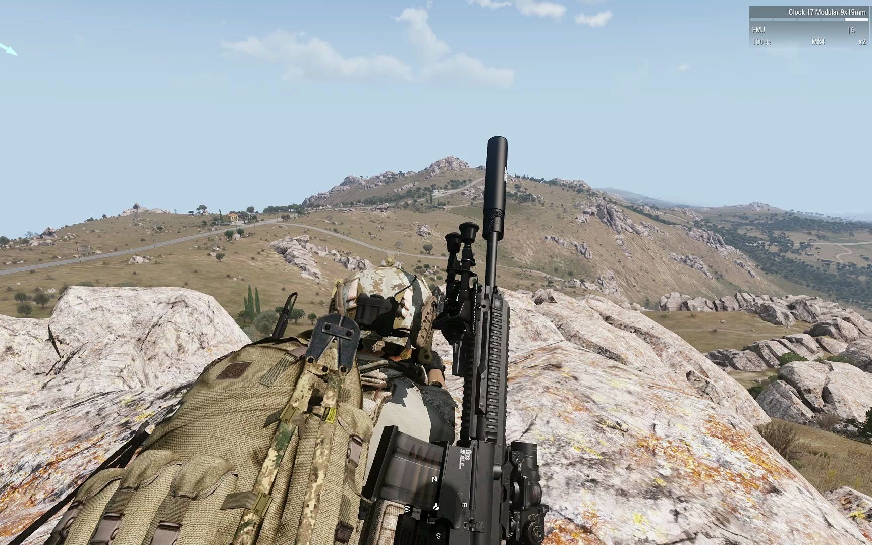 胖的短管hk417测试精度