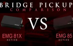 Télécharger la video: EMG 81X vs EMG 85 - Active Bridge Pickup