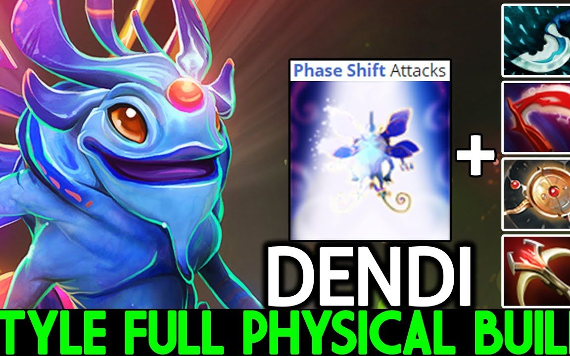 【dota2】dendi 暗灭大炮 物理帕克 这输出也太爽了!