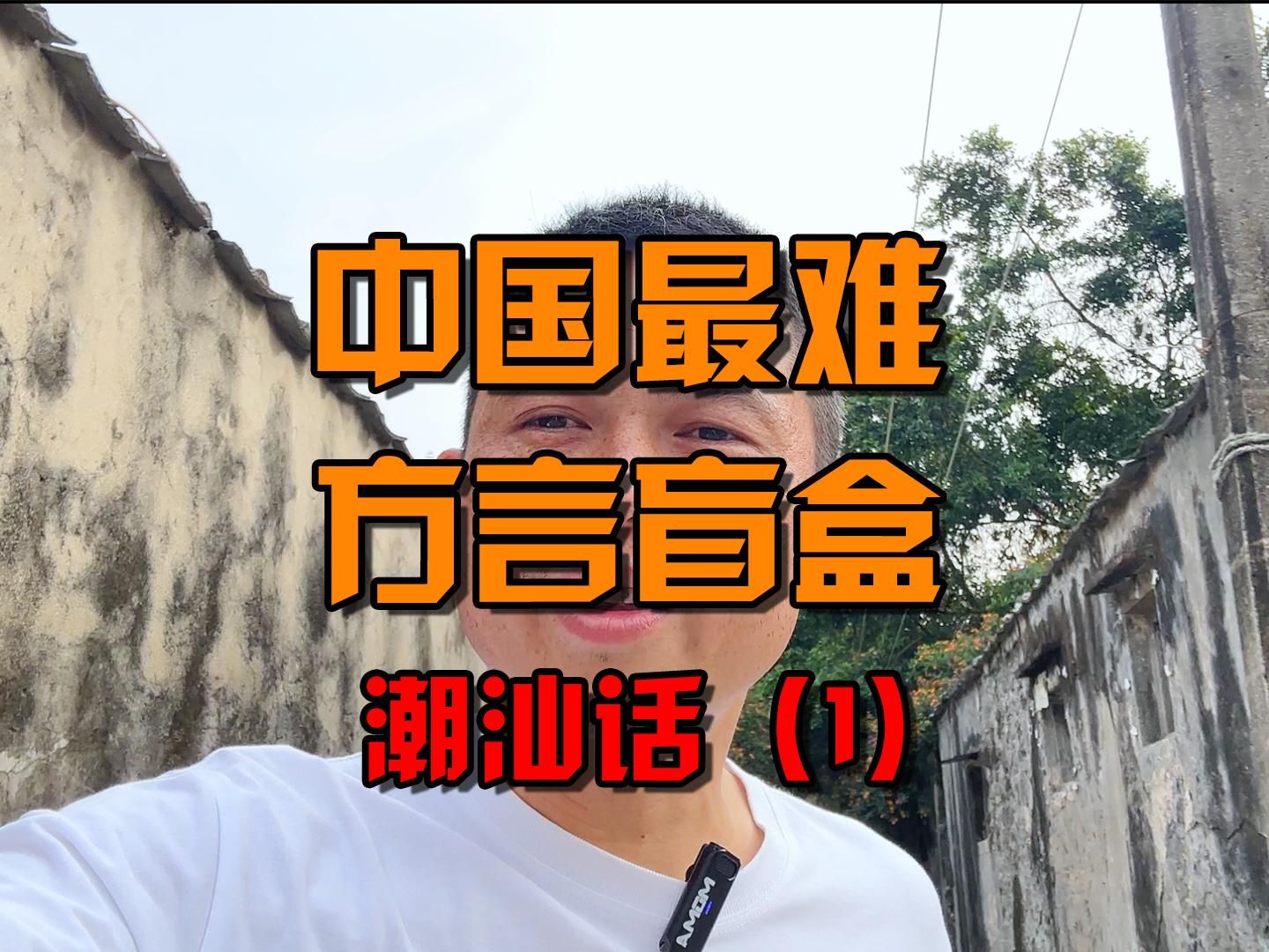 外星语的潮汕方言,为什么这么难学?哔哩哔哩bilibili