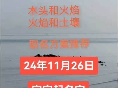 11月26日宝宝起名字哔哩哔哩bilibili