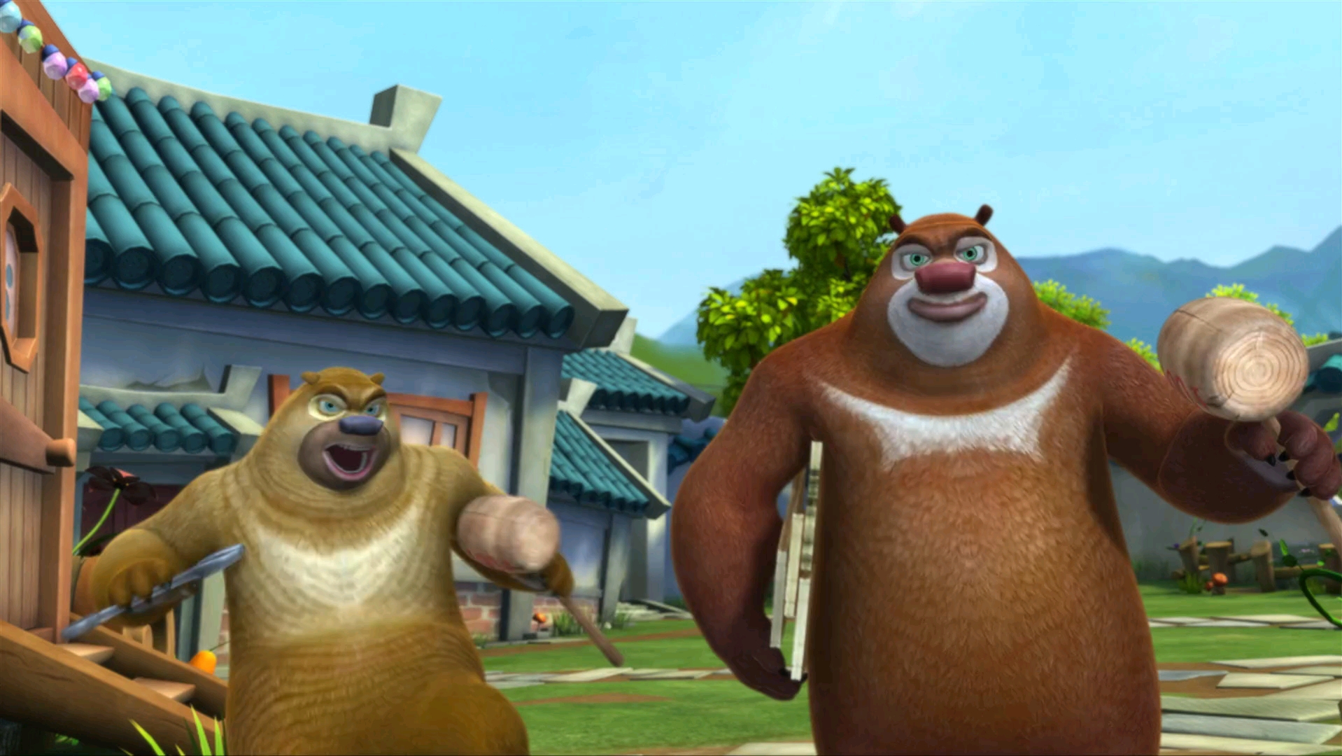 熊出没环球大冒险【小镇篇】24:动物杂技团