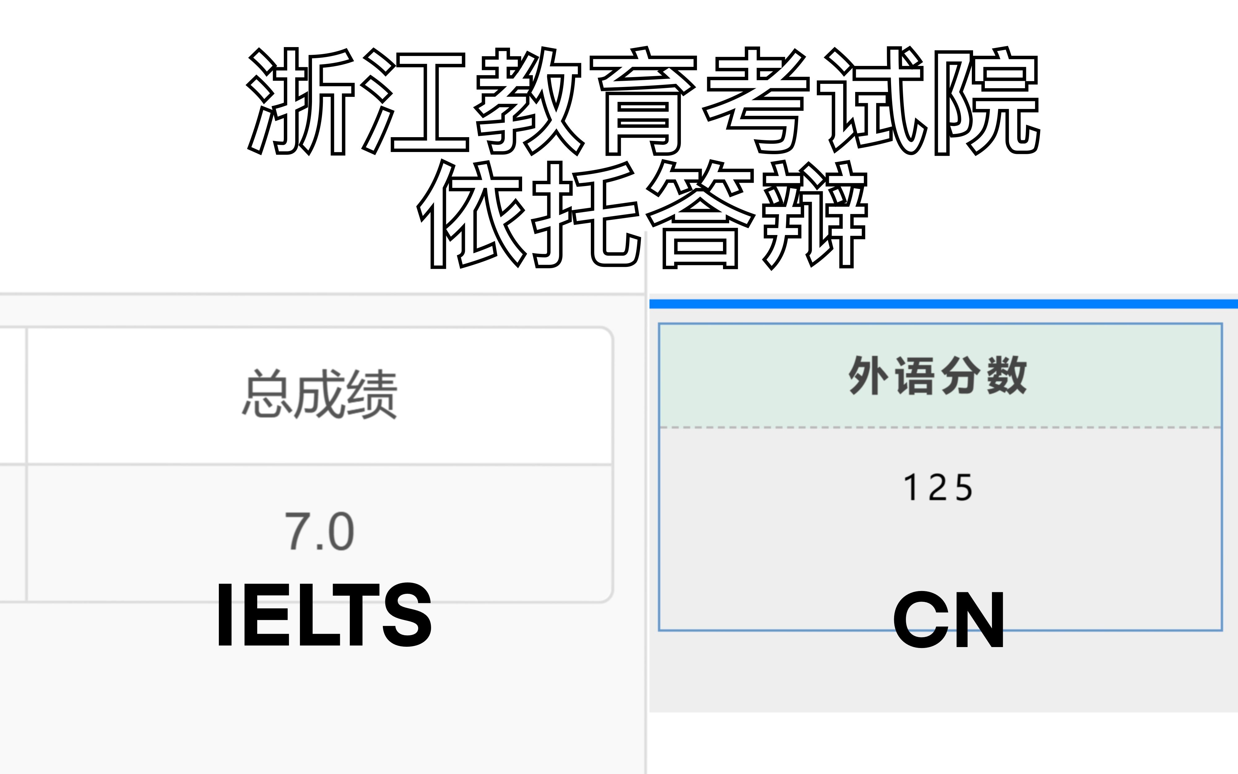 【浙江首考】雅思7分英语能考几分?哔哩哔哩bilibili