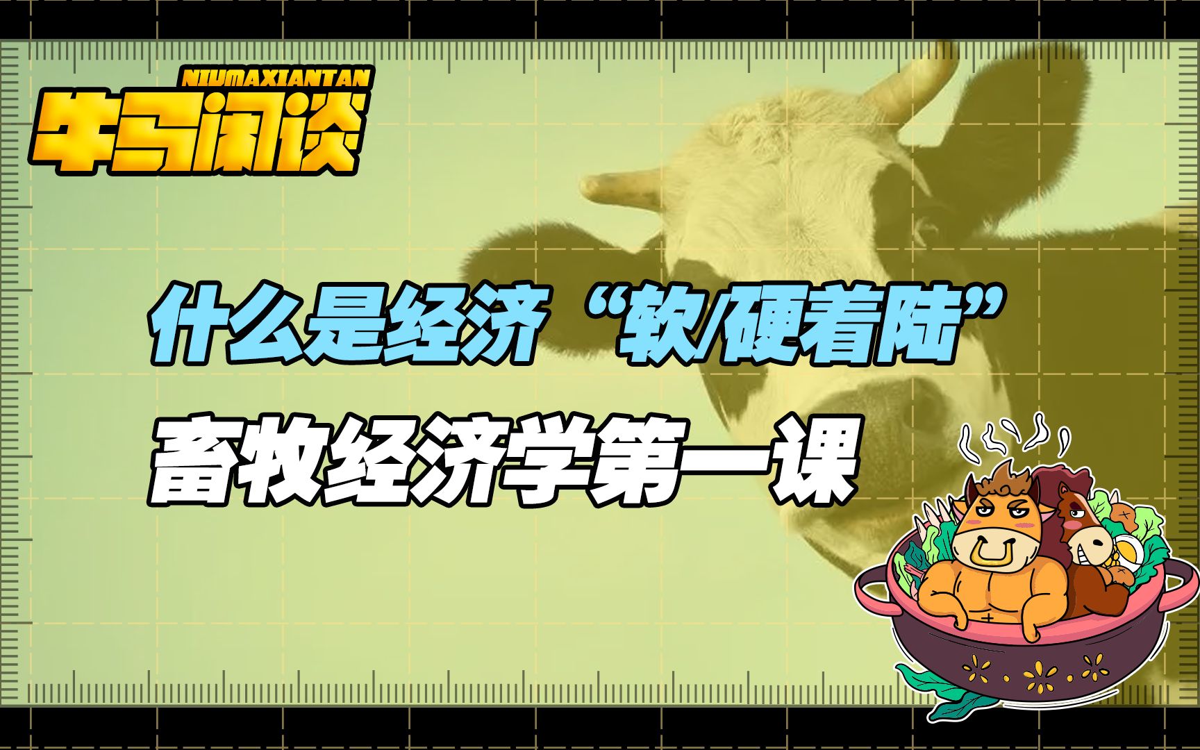 畜牧业角度理解经济学名词,什么是“经济软着陆”“经济硬着陆”哔哩哔哩bilibili