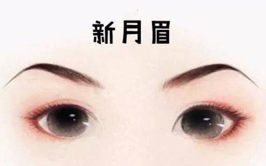 麻衣相法:"新月眉"有哪些特征?什么样的眉毛是"新月眉"?