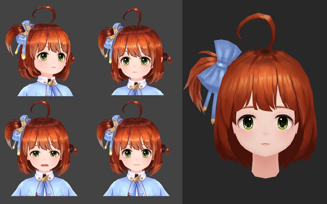 干货〗传统手绘低模分uv,bodypaint3d画贴图全流程细节教学!