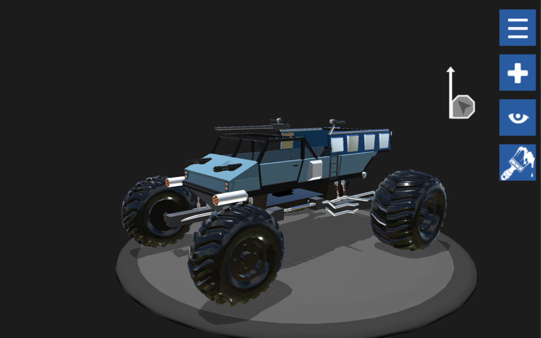 【简单飞机】灵笼全地形车(类跳蛛全地形车)