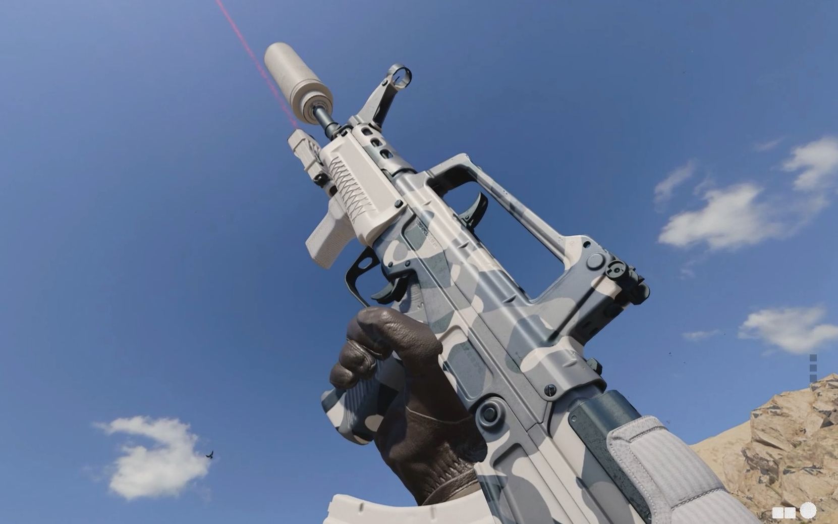 知名国产步枪95式在cod17中所有皮肤及其变种射击换弹演示