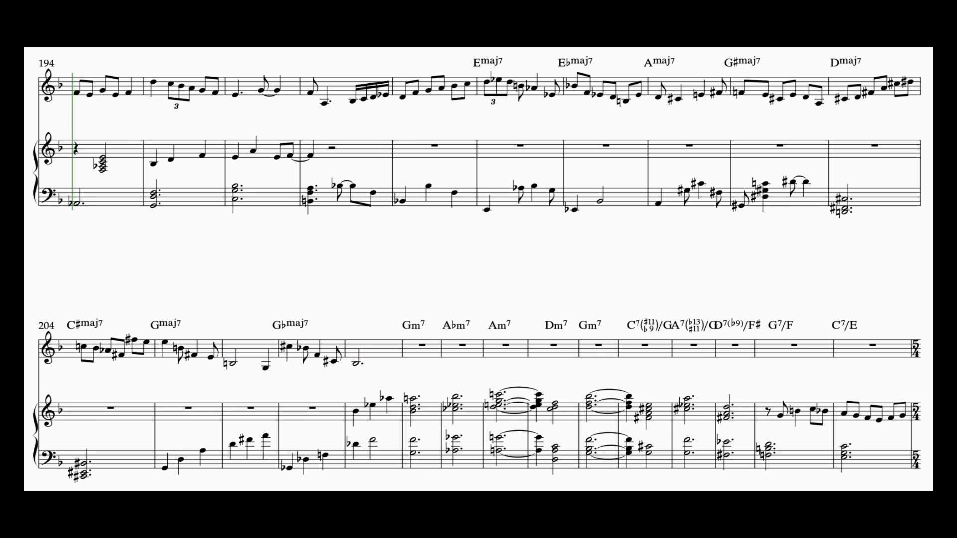 「自制扒谱」waltz for debby (chick corea&gary burton 现场版)