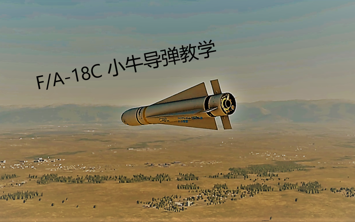 【DCS World】F/A18C AGM65F小牛导弹使用教程哔哩哔哩bilibili