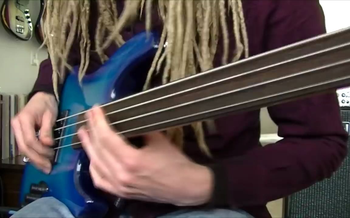 [图]Remco's Groove Lab脏辫小哥的无品贝斯 Fretless Funk Rock Bass Grooves