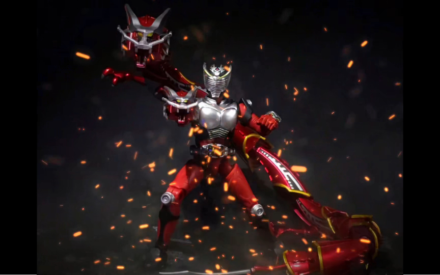 重涂 装动 假面骑士龙骑 龙深红者 契约兽 无双龙 过程 非shf