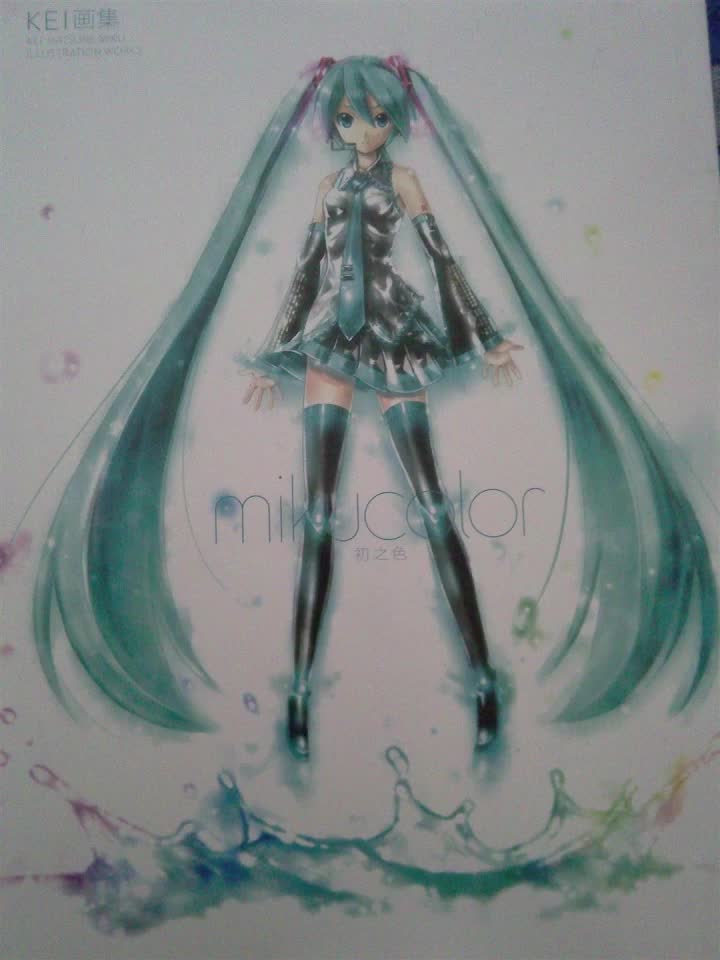 [图]【初音未来画册】来看看8年前的初音未来画册！