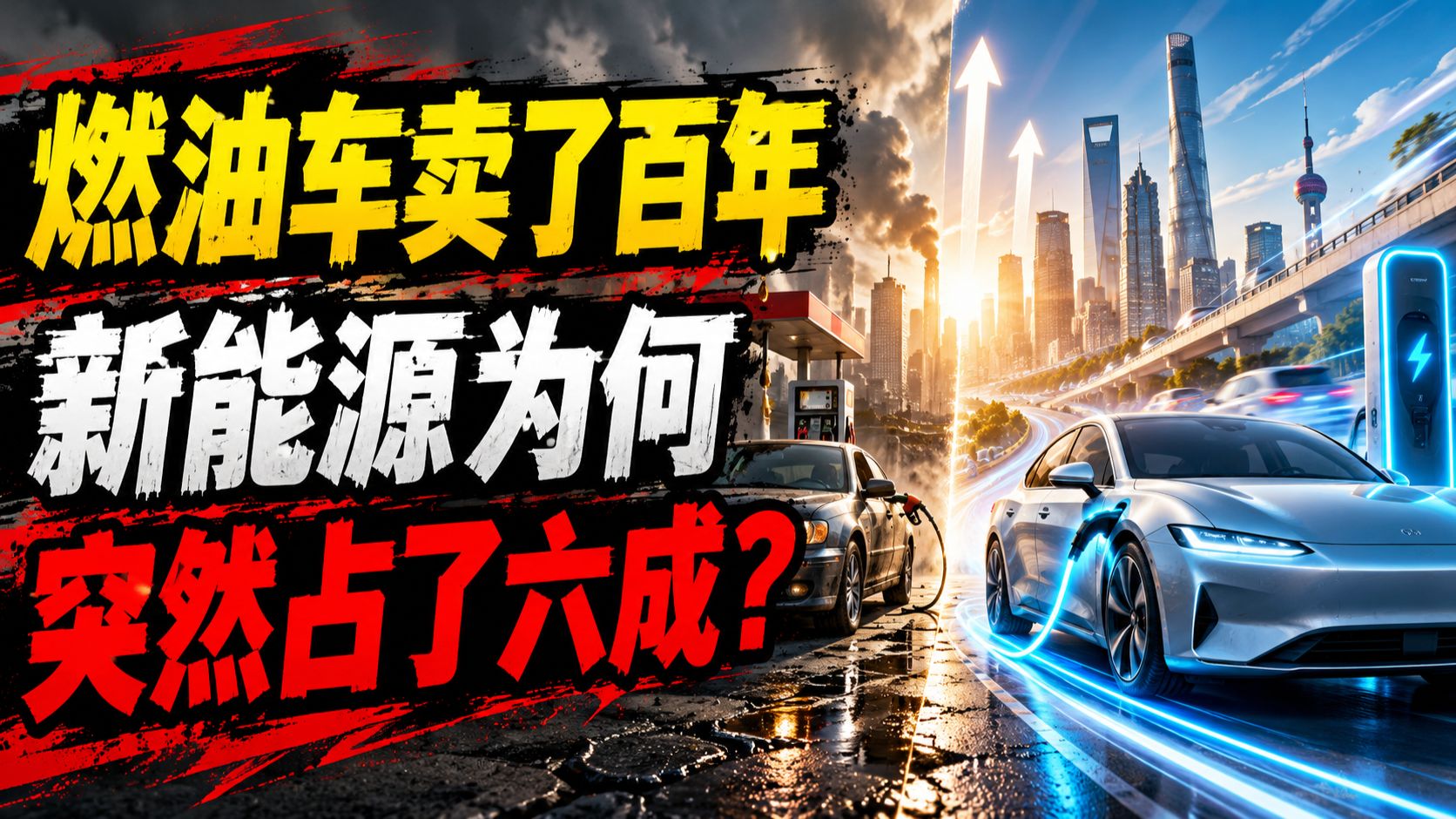 燃油车买了百年，新能源为何突然占领了6成市场？