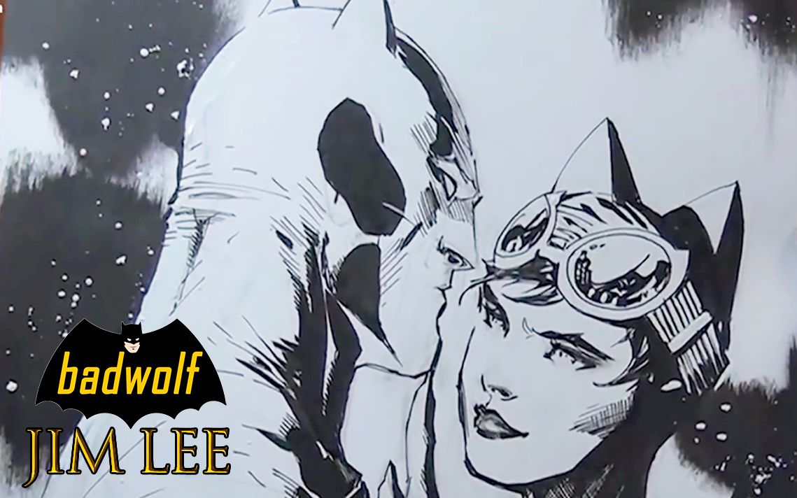 【dc】「蝙蝠侠:缄默」15周年版蝙猫封面|jim lee直播节选