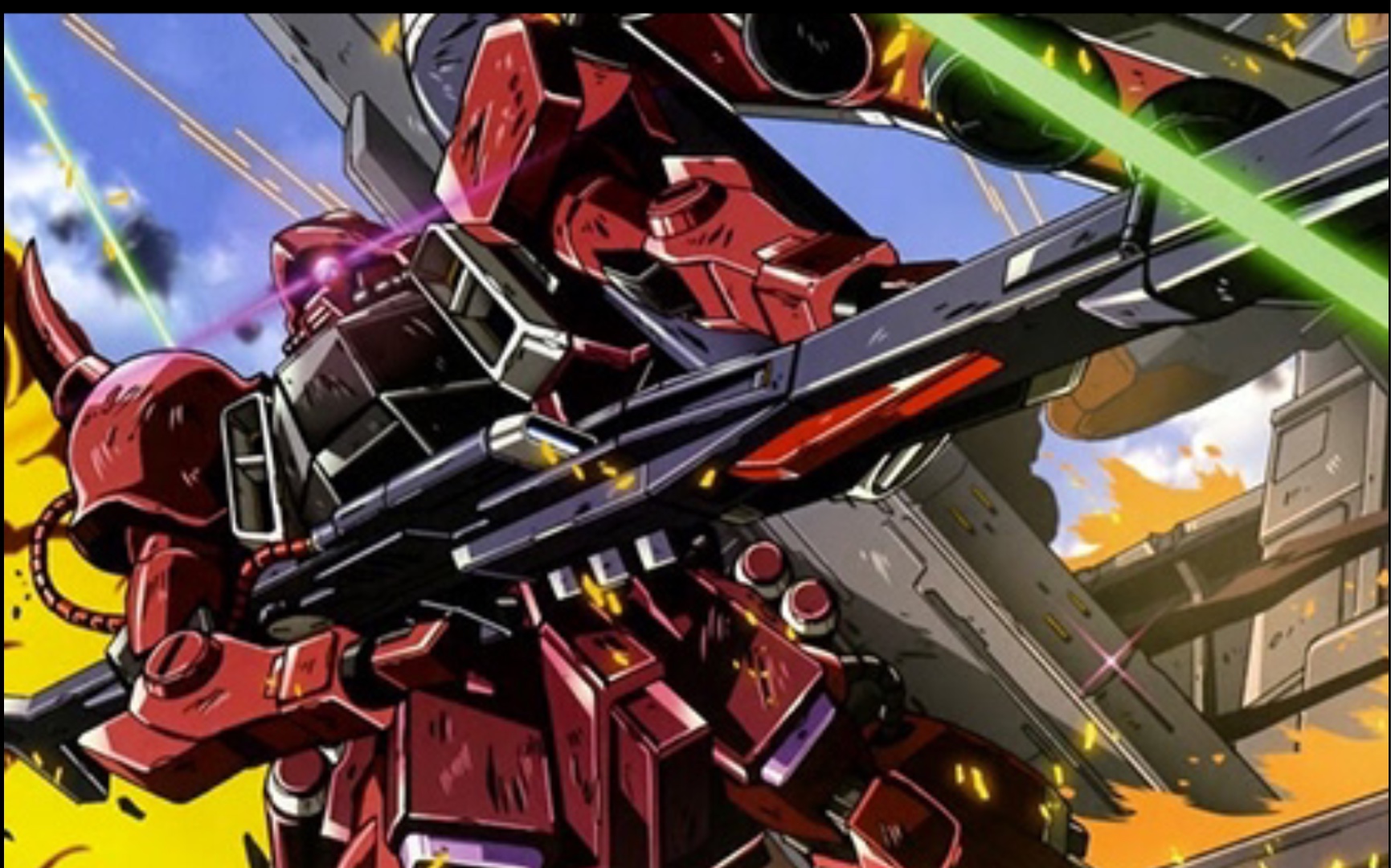 六一儿童节  炮击型扎古勇士露娜玛利亚.霍克专用 《争锋对决敢达》