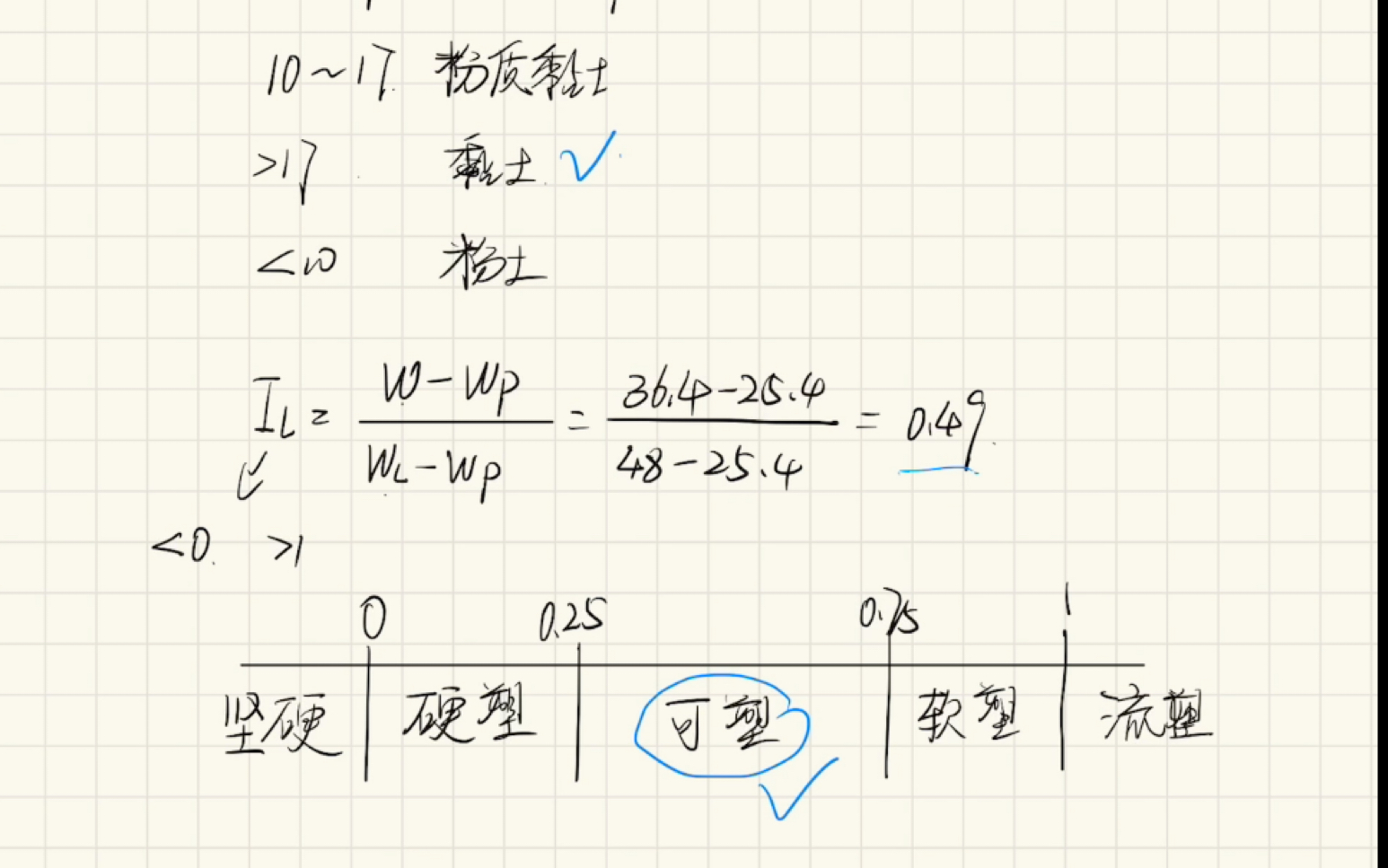 土力学习题14至16(密实度、塑性指数)哔哩哔哩bilibili