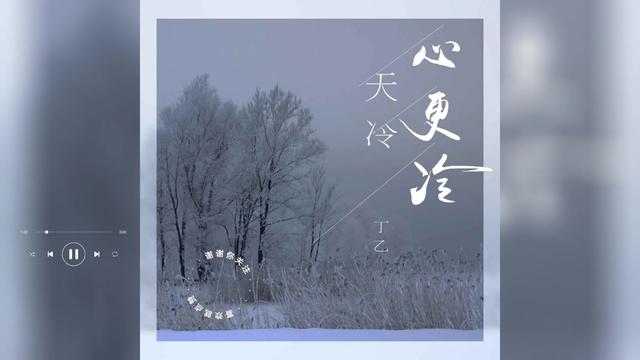歌曲推荐‖丁乙《天冷心更冷》