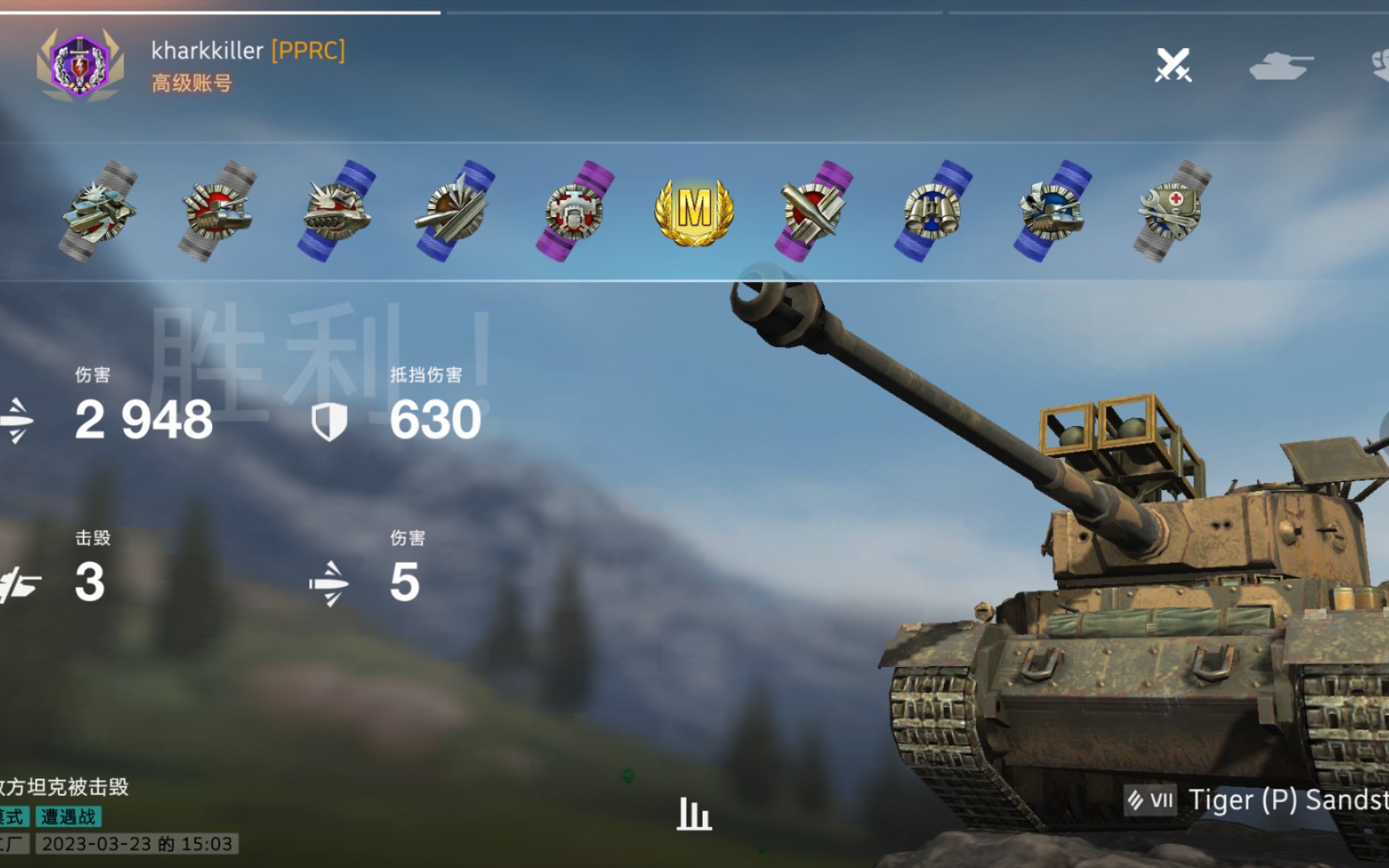 虎p,沙尘暴中的帝国猛虎,王牌!