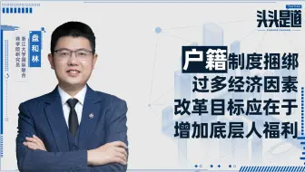 Download Video: 盘和林：户籍制度捆绑过多经济因素，改革目标应在于增加底层人福利