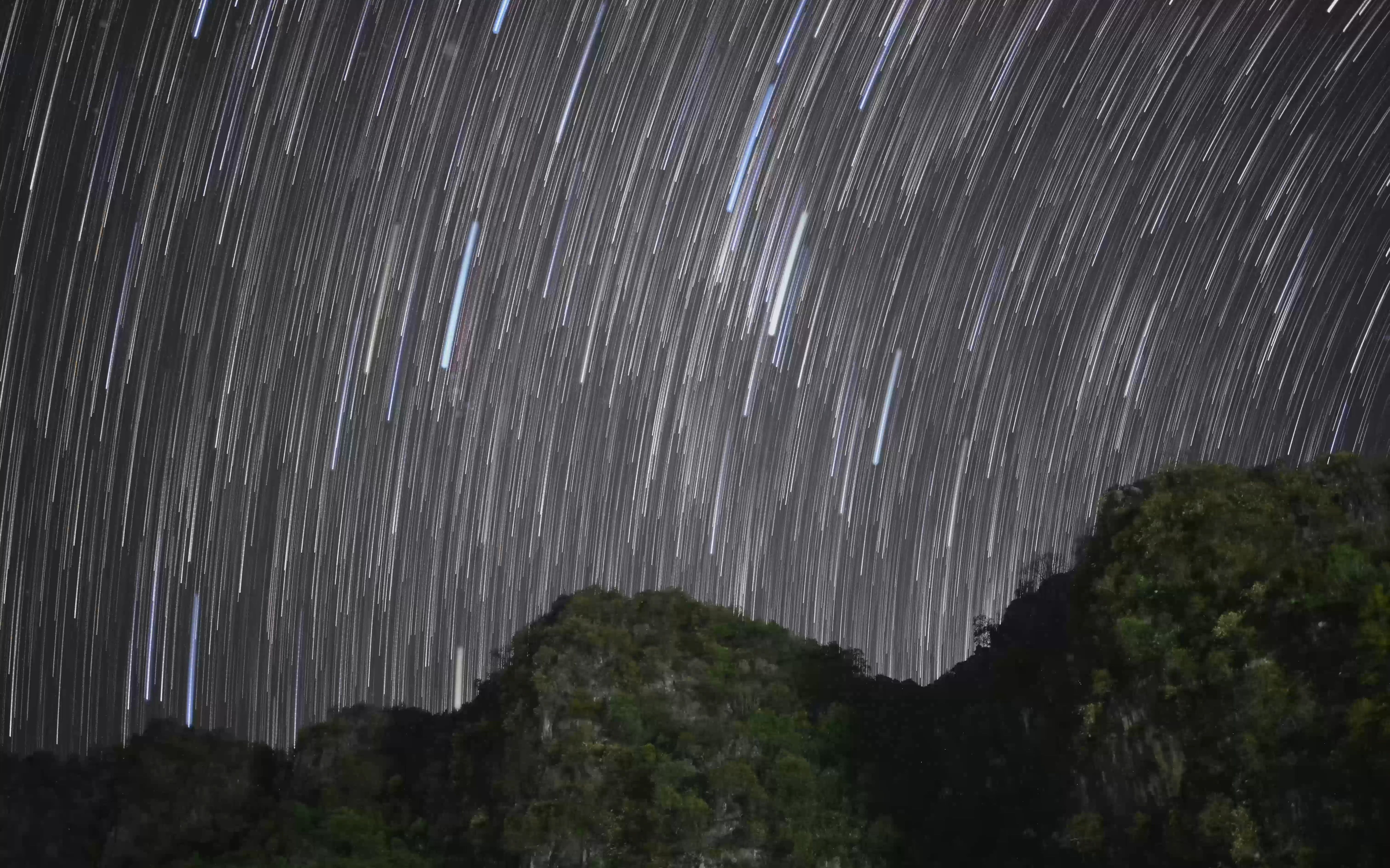 尼康z6 501.8s 柔焦镜下的星空星轨