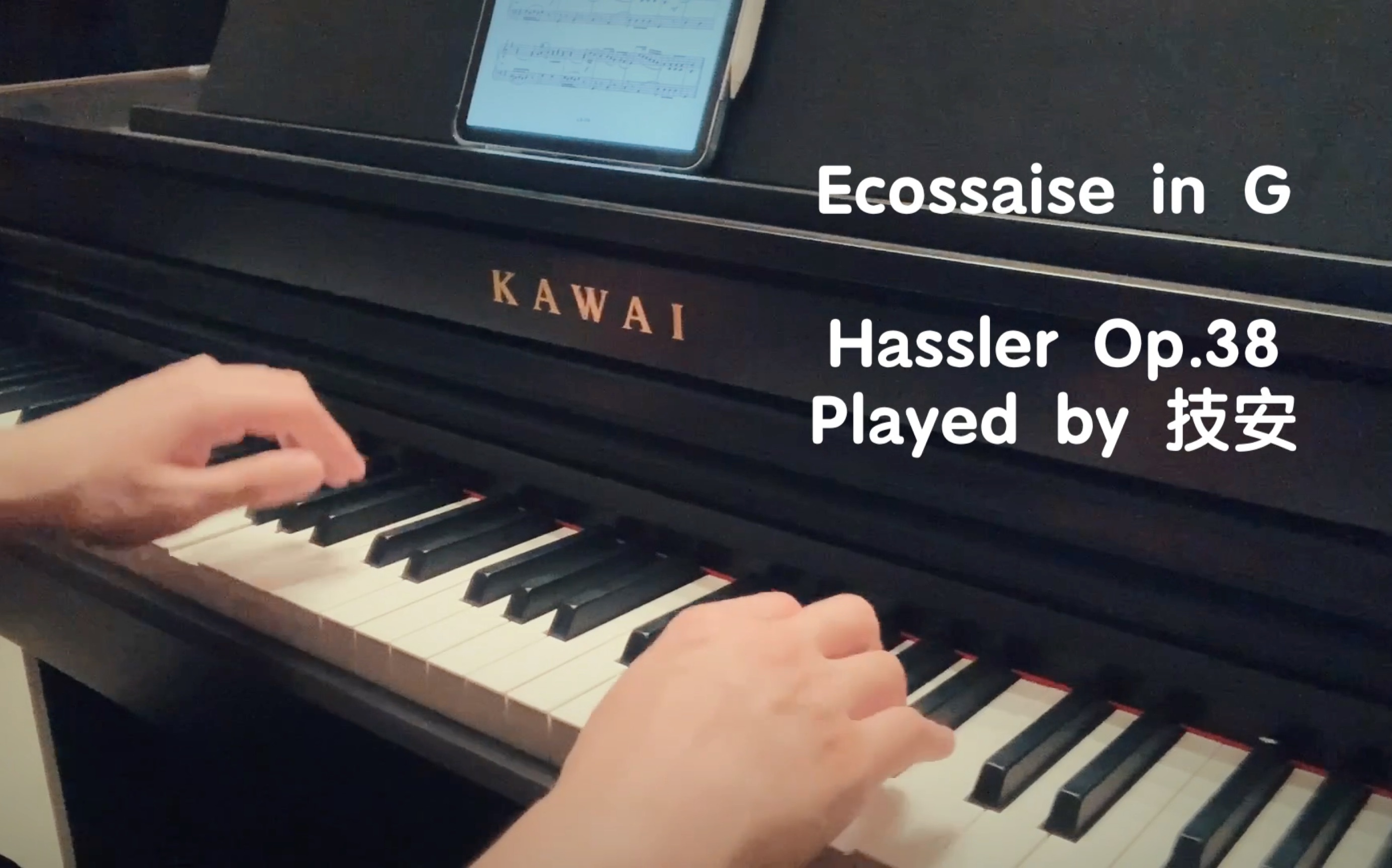 [图]Ecossaise in G Hassler Op.38