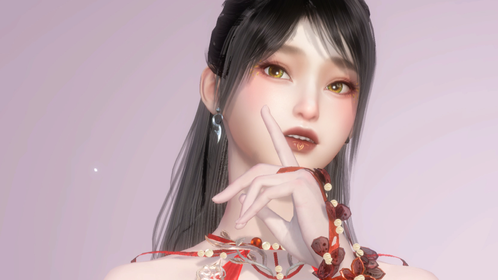 【逆水寒|蝉鸣初夏】成女捏脸分享 金色的少女正适合夏天.