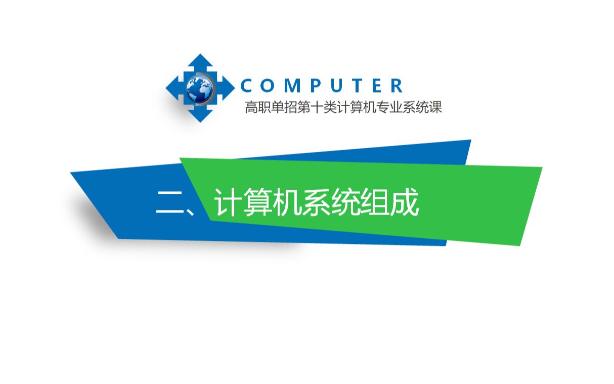 河北单招十类、对口计算机类——计算机系统组成哔哩哔哩bilibili