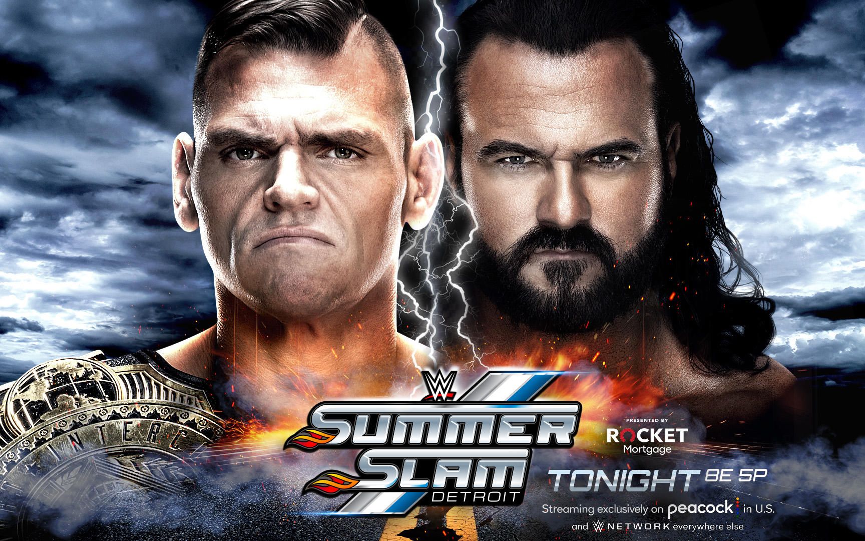 wwe summerslam 2023 洲际冠军赛 gunther vs. drew mcintyre