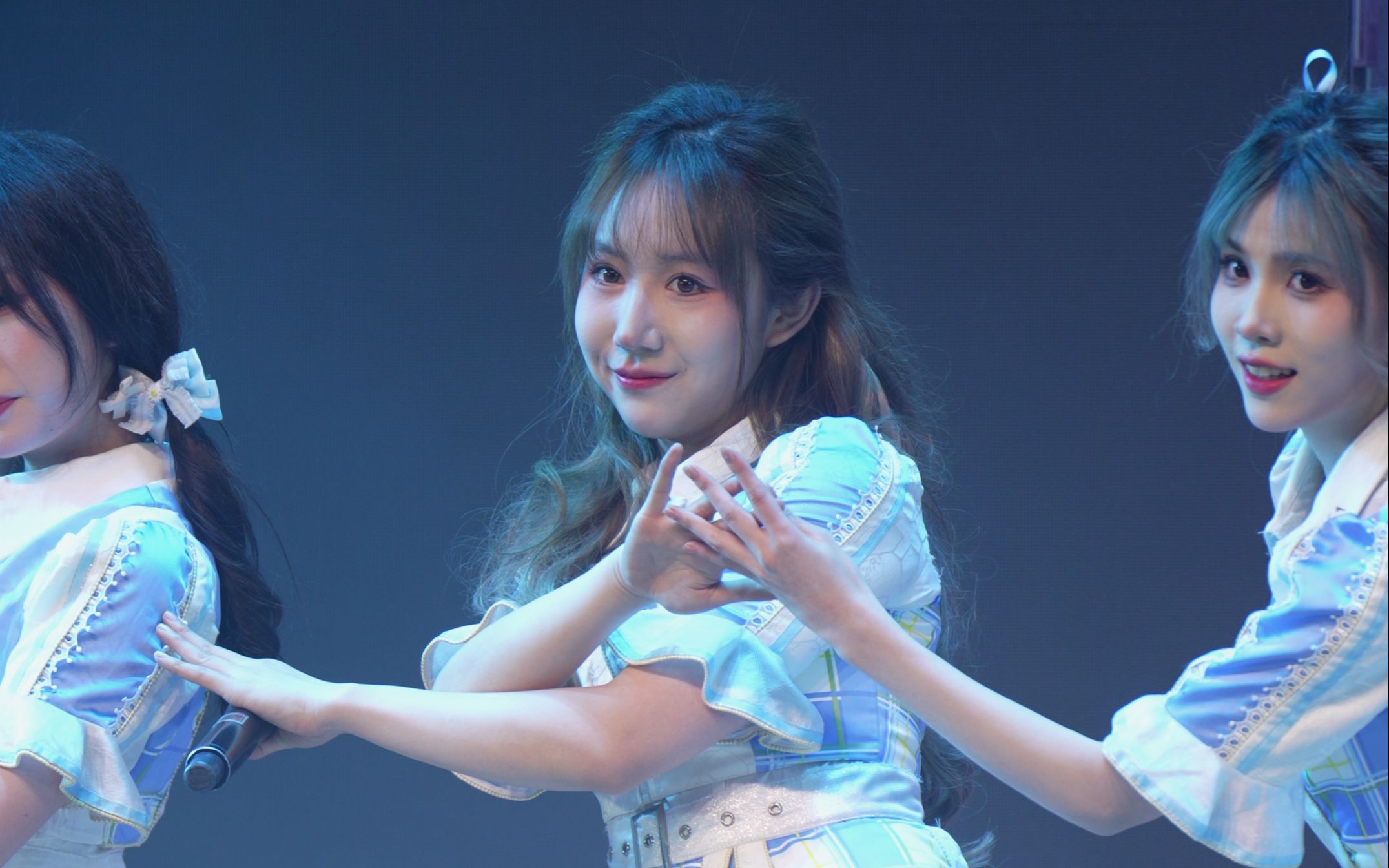 230408 我的舞台 张宸祎生日公演 opening 黑白格子裙 张宸祎focus