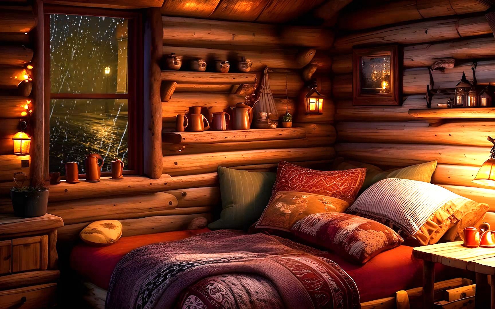 卧室小木屋装修效果图图片