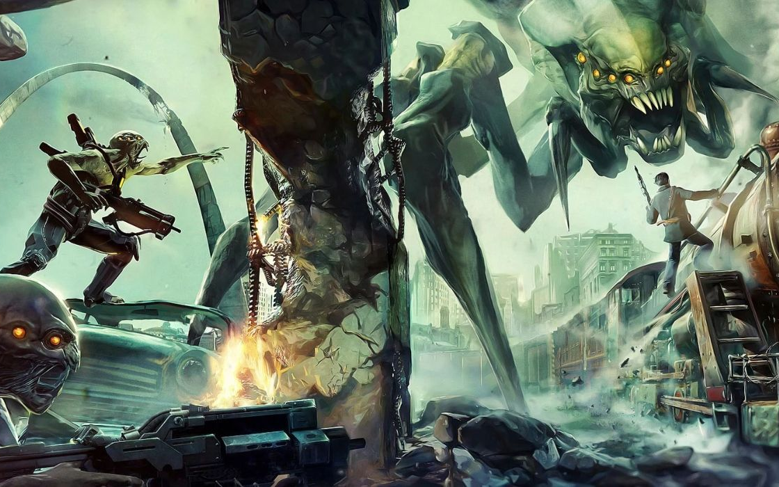 psv 独占第一人称射击游戏大作 抵抗:燃烧天空 resistance: burning