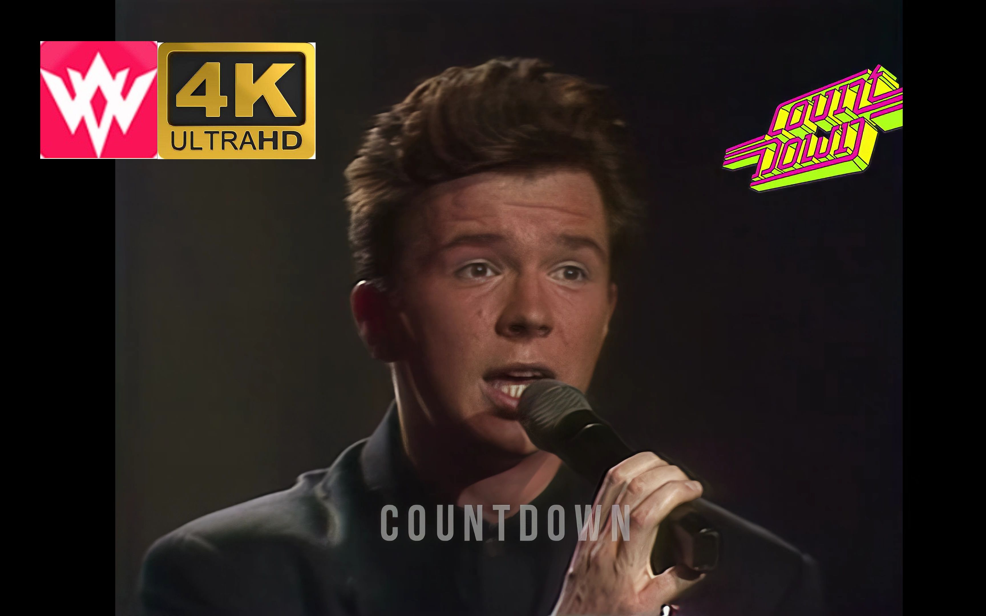 [图]【4K UHD】《Rick Astley - Never Gonna Give You Up》 (Countdown, 1987)永不放弃你，TV版修复