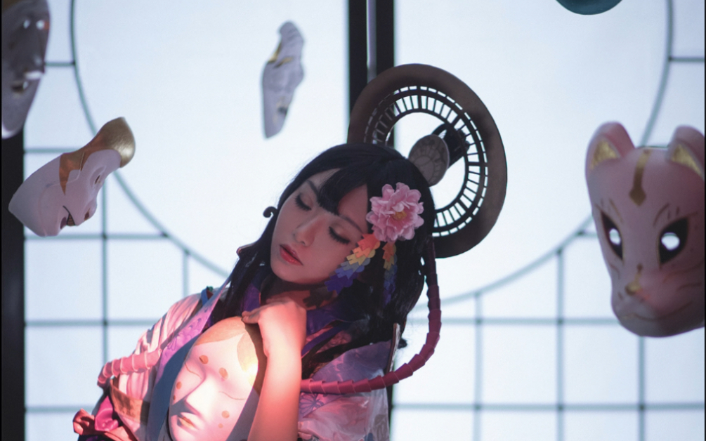 阴阳师面灵气cos