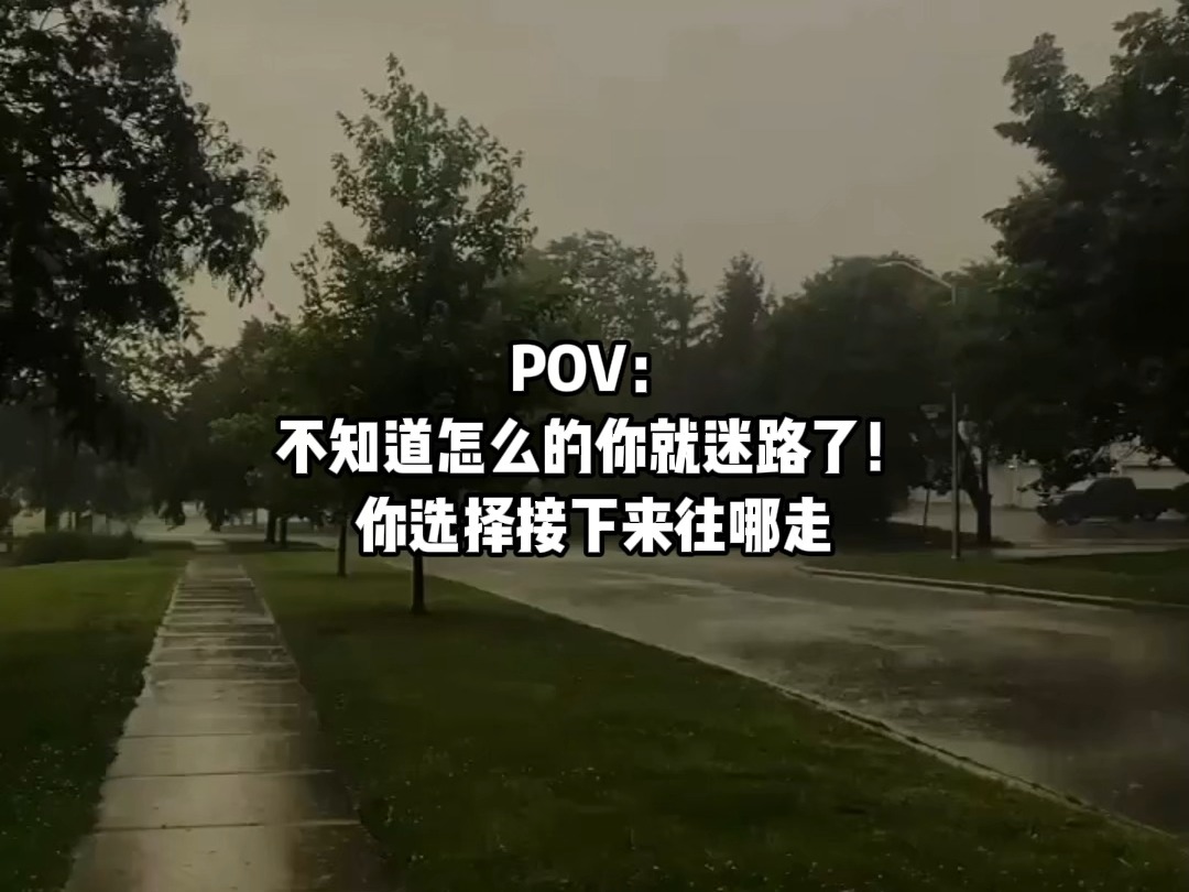 POV:不知道怎么的你迷路了,你选择接下来走哪里?哔哩哔哩bilibili