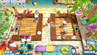 Overcooked2 海滩 1-3 三人 3096 这波 这波veri已经飘在大气层了