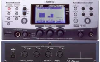 EDIROL SD-90-哔哩哔哩_Bilibili