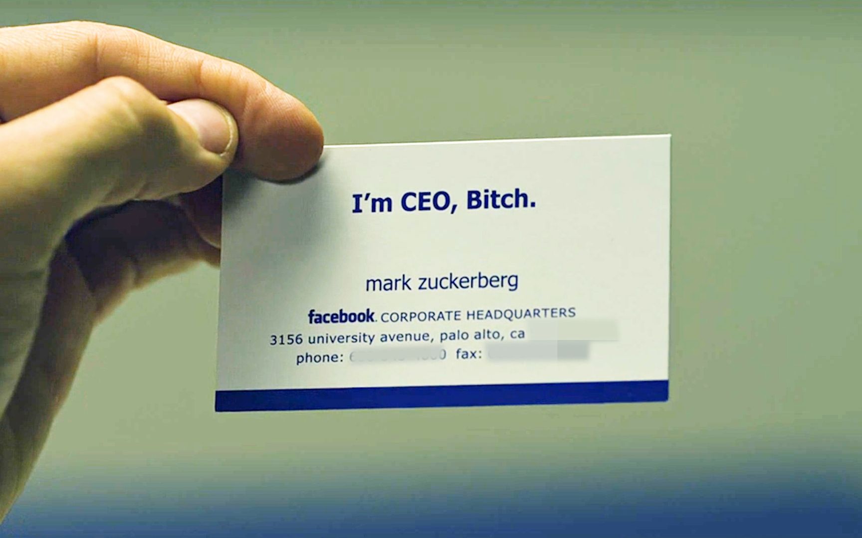 名片还可以写脏话facebook创始人马克扎克伯格的名片你见过吗召唤新年